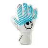 LUVAS UHLSPORT FM CYBERTEC SUPERSOFT HN (branco/azul)