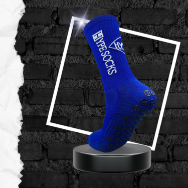 MEIA HYPESOCK GRIP BLUE