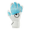 LUVAS UHLSPORT FM CYBERTEC SOFT PRO JNR (branco/azul)