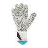 LUVAS UHLSPORT FM CYBERTEC SUPERGRIP + FINGER SURROUND (branco/azul)