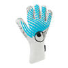 LUVAS UHLSPORT FM CYBERTEC SUPERGRIP + FINGER SURROUND (branco/azul)
