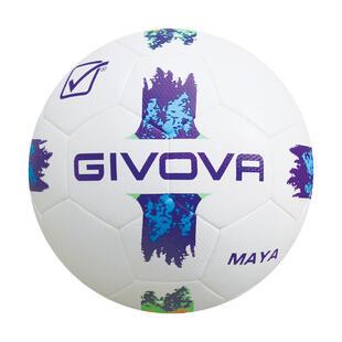 BOLA FUTEBOL GIVOVA MAYA HYBRID (branco/azul)