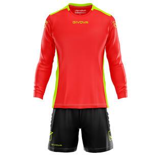 EQUIPAMENTO GUARDA-REDES GIVOVA HYGUANA (vermelho/preto)