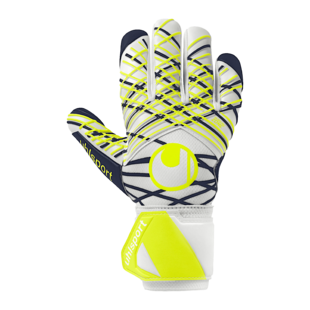 LUVAS UHLSPORT ABSOLUTGRIP HN PRO JNR (branco/preto/amarelo flou)
