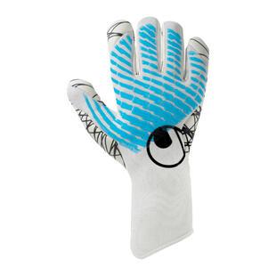 LUVAS UHLSPORT FM ULTRAGRIP HN (branco/azul)